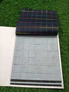 ผ้าฝ้ายซารีหลากสีสำหรับตัดเย็บเสื้อเชิ้ต |   ผ้าทอป้องกันไฟฟ้าสถิต น้ำหนักเบา ทันสมัย สำหรับเสื้อผ้าและสิ่งทอภายในบ้าน - Product Image 2