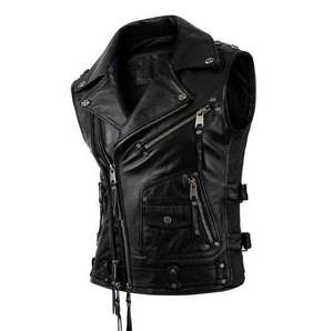 Blouson de moto unisexe classique en cuir coupe-vent pour la conduite à moto Fabricant OEM ODM 2026 - Product Image 2