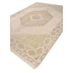 Tapis en laine noué à la main Erbe Ivory AKWL-1539 (Cs-01) 10 mm d'épaisseur Tabriz Abstrait pour la maison, le salon, le couloir, tapis rectangulaire - Product Image 2