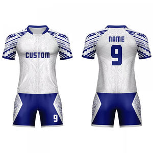 Ventes en gros de tenues de rugby personnalisées avec logo sublimé, respirantes, 100% coton, couleurs personnalisées, vêtements de sport d'équipe de haute qualité - Product Image 3