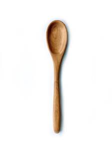 Custom Logo Japanese Style Wooden <b>Spoons</b> Mirror <b>Disposable</b> Kitchen Use Long Handle Small Utensils Mixing Baking Serving Modern - Product Image 3