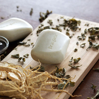 BEAUGANIC Jabón Sólido Vegano Coreano Sin Silicona con Ácido Hialurónico, Barra Facial 2 en 1, Suavizante, Nutritiva y Reparadora del Cabello