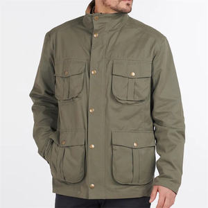 Chaqueta de caza de lona de algodón pesado para hombre de High Street, duradera, cómoda con cuatro bolsillos de carga, chaqueta de Safari de alta calidad - Product Image 1