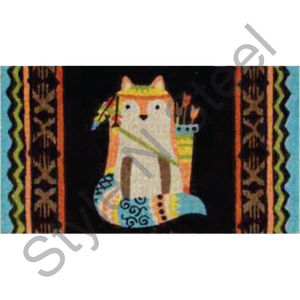 Felpudo Adivasi Fashion Cat Prints, alfombra de diseño único mate para dormitorio, precio colorido al por mayor, altura de pila de felpa - Product Image 1