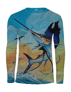 Camiseta de Pesca de Manga Larga con Protección Solar UPF50, Transpirable, de Secado Rápido, con Estampado por Sublimación, Talla Grande, con Logotipo Personalizado - Product Image 4