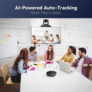 Sistema de cámara para sala de conferencias AI Seguimiento automático 5X Zoom con altavoz 120 Gran angular USB3.0 - Product Image 3