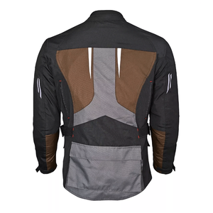 Chaqueta de viaje impermeable con ventilación de aire para moto de talla grande unisex de invierno con armadura certificada CE textil Cordura - Product Image 2