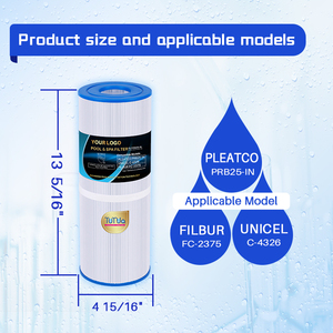 Với C-4326 413-106 FC-2375 3005845 17-2327 817-2500 25392 100586 hồ bơi ngoài trời Lọc Cartridge thay thế Cartridge - Product Image 2