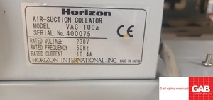 Machine à faire des livrets Horizon SPF-200A d'occasion à vendre - Postpresse Horizon d'occasion pour la création de livrets - avec 2 collateurs Vac-100 (A&C) - Product Image 4