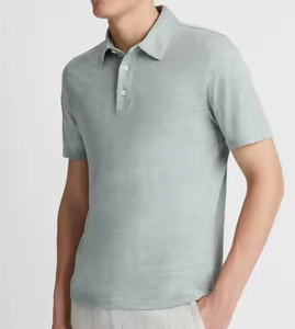 Vente flash, t-shirt 100% polyester, impression par sublimation personnalisée, t-shirt de sport à manches courtes pour homme, séchage rapide, polo de golf - Product Image 4