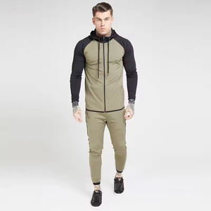 Ensemble survêtement personnalisé pour homme 2026, 100% coton, molleton uni, avec broderie, sweat-shirt à capuche, pantalon de survêtement évasé et empilé pour l'hiver - Product Image 5
