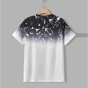 2025 <b>Men's</b> Quick Dry Training Short Sleeve Breathable Cotton <b>Tie</b> Dye Shorts <b>Set</b> Wholesale Summer <b>Men</b> Short <b>Set</b> Cotton Breathable - Product Image 5