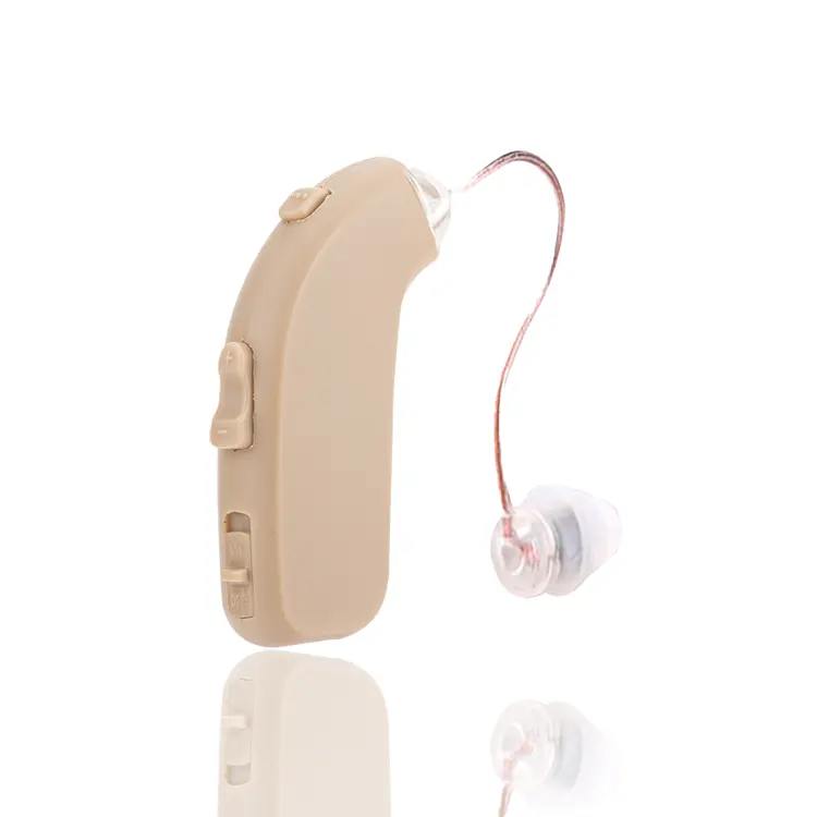 Aparelho auditivo BTE para idosos, receptor médico para aparelho auditivo HEARKING, recarregável com Bluetooth sem fio