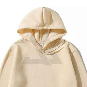 Pull à capuche en polaire pour homme, grande taille, respirant, tendance pour la saison d'automne, survêtement oversize, nouvelle couleur unie - Product Image 5
