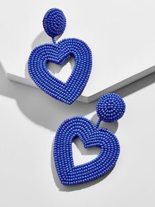 Boucles d'oreilles en tissu léger avec motifs brodés - Product Image 2