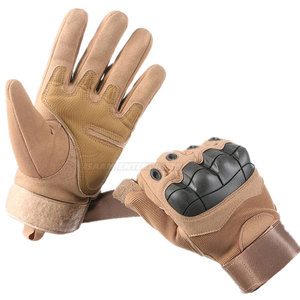 Guantes tácticos de alto rendimiento superventas de cuero resistente con compatibilidad con pantalla táctil de alta calidad del fabricante - Product Image 1