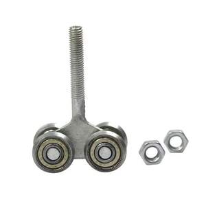 Rouleau de <span class=keywords><strong>porte</strong></span> <span class=keywords><strong>coulissante</strong></span> industriel robuste en acier Songyin Kunshen de 1 mm d'épaisseur, poulie de suspension à roue, design moderne <span class=keywords><strong>pour</strong></span> <span class=keywords><strong>rail</strong></span> de <span class=keywords><strong>porte</strong></span> - Product Image 3