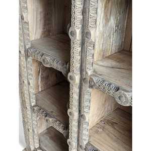 <b>Rustic</b> Wooden Bookshelf for Home Office Living Room Bedroom School Hotel Durable Metal Cabinet for Book Storage - Product Image 3