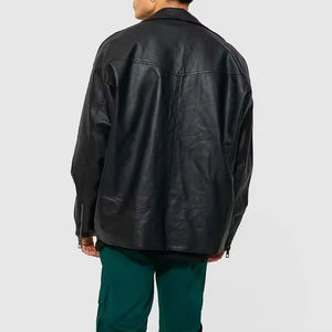 Blouson en cuir pour homme, coupe-vent, style motard, vêtements de moto, fabrication OEM, vente en gros par ZOHAN CREATIONS - Product Image 2