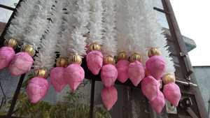 Jazmín suave con brotes de loto, telón de fondo esponjoso de flores Mala, decoración de boda, aspecto Natural, decoración de manto de fiesta de boda americana - Product Image 4