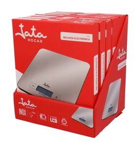 Bilancia da cucina digitale, acciaio inossidabile, orologio e timer, Max. 15 Kg (Jata 719) - Product Image 5