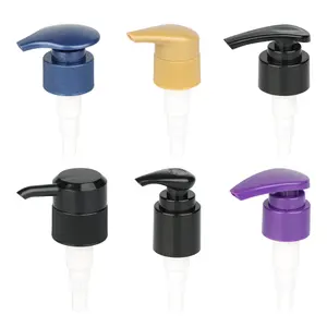 High Quality Body 100ml Plastic Black Purple Outer Spring 32/410 28/415 24/410 Dispenser Lotion Pump