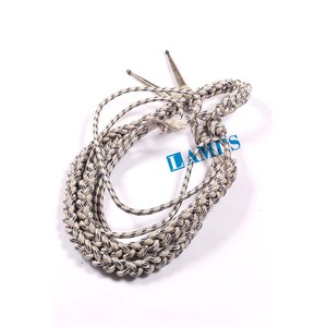 Aiguillette de alambre de oro ceremonial con 2 puntas Diseño personalizado Lingote Alambre Uniforme Aiguillettes - Product Image 6