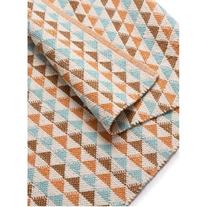 MORE Large Modern <b>Boho</b> Handwoven Wool Area <b>Rug</b> Washable Woven Geometric Tribal Diamond Accent Low Pile Cotton for Kitchen - Product Image 1