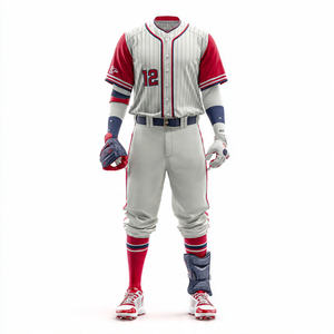 Uniformes de baseball d'entraînement de haute qualité pour jeunes et adultes, ensemble de maillot et de pantalon de softball léger, uniforme de baseball hip-hop - Product Image 4
