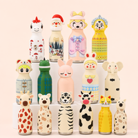 Bouteille réutilisable pour enfants YEWAY 200/450 ml en acier inoxydable 316, base en silicone résistante à l'usure, utilisation en classe, vente en gros, double paroi sous vide