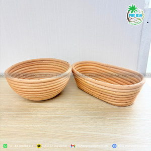 HOT SELLING From Vietnam Factory Artisan Baking Essential: Natural Rattan <b>Bread</b> Proofing <b>Basket</b> - Product Image 5