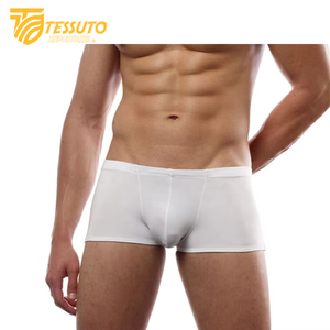 Calzoncillos Bóxer para Hombre, Cómodos, de Secado Rápido, Sin Costuras, de Algodón y Elastano, con Logotipo Personalizado Estampado a Rayas, OEM - Product Image 6