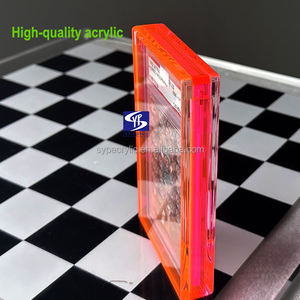 Estuche Protector de Acrílico Naranja Personalizado SYP con Protector UV, Tapa Magnética Transparente, para Tarjetas Graduadas CGC, BGS, PS y Acrílico - Product Image 3