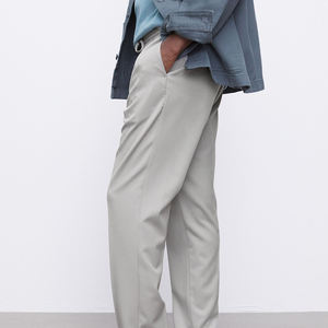 Pantalon de jogging rayé pour hommes en vrac en gros personnalisé uni/Joggers rétro pour hommes de grande classe en bleu marine - Product Image 4