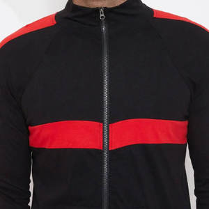 Vente en gros de logo personnalisé Ensemble de survêtement de jogging respirant à fermeture éclair de haute qualité Vêtements de sport à manches longues Ensemble de sport pour hommes - Product Image 6