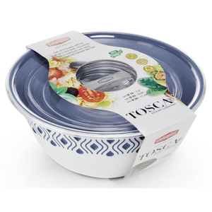 Set di 3 Ciotole Tosca Bianco/Blu Palace - Product Image 1