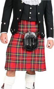 Disfraz de Kilt Unisex, 8 Yardas, Poliéster de Peso Medio, Loch Carron Braerich, Cosido a Mano Tradicionalmente, Año Nuevo, Niños, TV y Cine - Product Image 3