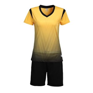 Nuevo Conjunto de Uniforme de Voleibol para Mujer, 100% Poliéster, Jersey Estampado de Dos Piezas, Anti-UV 50+, Secado Rápido y Transpirable - Product Image 4