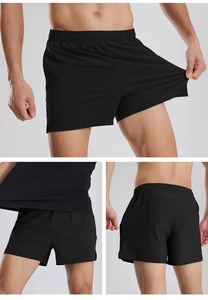 Men's Sport <b>Shorts</b> <b>Cool</b> Sportswear Double-deck Running <b>Shorts</b> Summer 2 in 1 Casual Bottoms Fitness Training Jogging <b>Short</b> Pants - Product Image 6