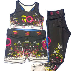 Ensemble de yoga sans couture hautement extensible, tenue de sport respirante, ensemble de vêtements de sport Premium Fitness SoftFlex - Product Image 1