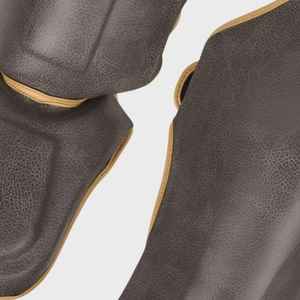 Protège-tibias Muay Thai Protège-tibias de boxe en cuir avec coutures renforcées et rembourrage haute densité Protection contre les chocs - Product Image 5