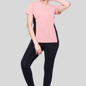 Superior Quality Women's Workout Short Sleeve <b>TShirts</b> Slim Fitted Sweat Absorbing Athletic Gym Shirt Casual <b>Yoga</b> Sports T-Shirt - Product Image 5
