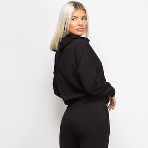 Ensemble de survêtements d'hiver deux pièces personnalisé pour femmes 2025 Ensemble de jogging deux pièces de qualité supérieure pour femmes Survêtements OEM - Product Image 5