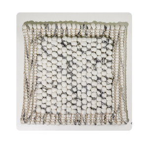 Tapis en laine de couleur unie tissé à la main élégant Design moderne tapis en Fiber naturelle pour salon chambre bureau doux Durable - Product Image 3