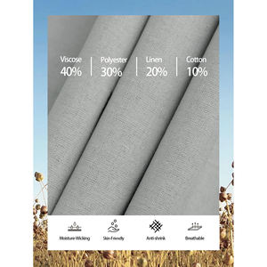 Jogger Pantalons pour hommes Taille haute avec poches Pantalons légers pour hommes 100% Polyester Pantalons surdimensionnés en tricot de poids moyen - Product Image 5