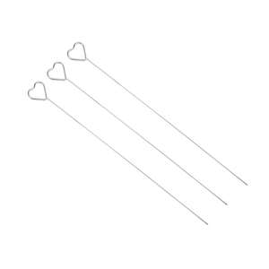 wholesale supplier Metal Heart-Shaped Floral Place Card <b>Holder</b> <b>Photo</b> Clip Memo Floral Arrangements - Product Image 3