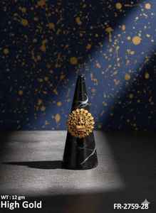 Bagues de doigt en or de luxe, fabriquées à la main, bijoux ethniques indiens, élégantes bagues traditionnelles pour les mariages et les festivals - Product Image 4