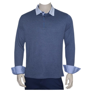 Ropa de hombre de alta calidad, venta al por mayor a granel, camisetas lisas de manga larga, polos de talla grande, polos con logotipo personalizado para hombre - Product Image 3
