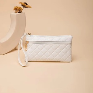 Gift of Exquisite double zipper New style <b>Large</b> Capacity PU <b>leather</b> handheld <b>purse</b> high quality logo coins <b>purse</b> fashion Wallets - Product Image 5