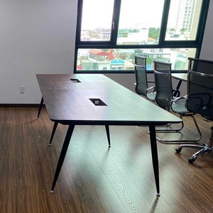 HBCO050 Modern <b>Office</b> Furniture 280x110cm Meeting <b>Table</b> with CONE Legs Melaleuca Wood for Conference Room Hotel or Dining Use - Product Image 3